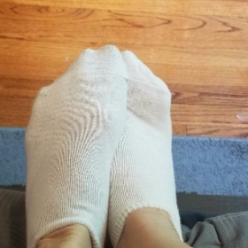 Sweaty gym socks